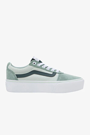 Vans Wm Ward Platform Kadın Yeşil Sneaker VN0A3TLCBHJ1