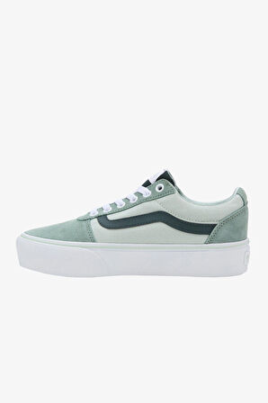 Vans Wm Ward Platform Kadın Yeşil Sneaker VN0A3TLCBHJ1