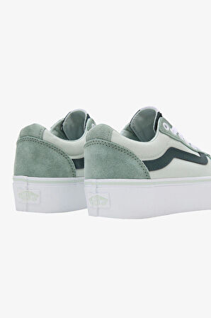 Vans Wm Ward Platform Kadın Yeşil Sneaker VN0A3TLCBHJ1