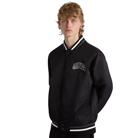 Vans Dunton Baseball Jacket Erkek Siyah Ceket & Mont