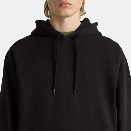 Erkek Siyah Kapüşonlu Sweatshirt Men's Vans Original Standards Loose Po Black Sweatshirt VN000GE8BLK1