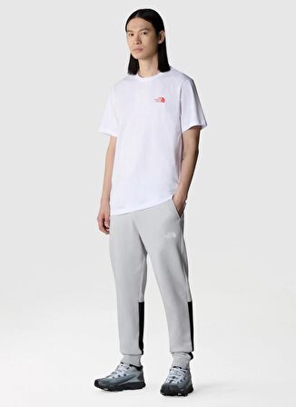 The North Face Beyaz Erkek Bisiklet Yaka Baskılı T-Shirt NF0A894ZFN41_M BINER GRAPHIC 4 TEE