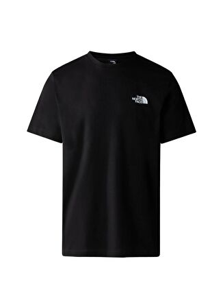 The North Face Siyah Erkek Bisiklet Yaka Baskılı T-Shirt NF0A894ZJK31_M BINER GRAPHIC 4 TEE