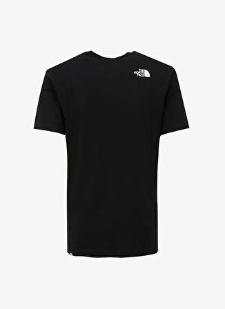 The North Face Siyah Erkek Bisiklet Yaka  Standart Fit Baskılı T-Shirt NF0A894YJK31_M BINER GRAPHIC 2 TEE