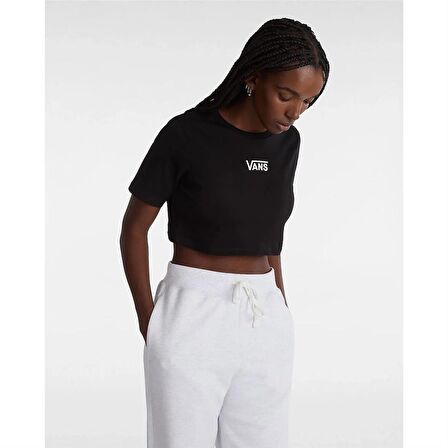 Vans Flying V Crew Crop Iı Siyah Kadın T-Shirt