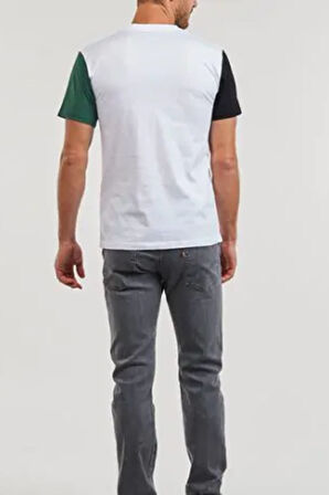 Erkek Vans Colorblock Versity SS T-Shirt - Beyaz | XS