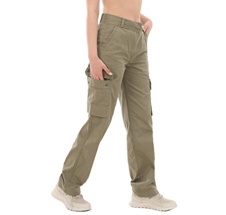 B0A5YYK5901-R Timberland Utılıty Cargo Pants Kadın Pantolon Haki