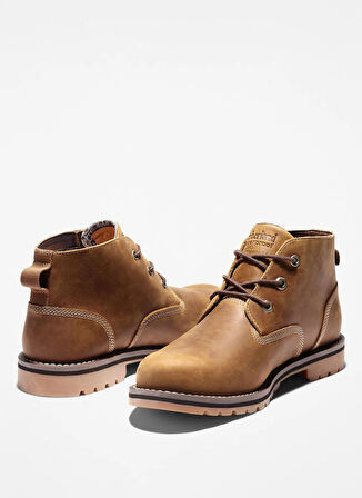 Timberland Deri Kahve Erkek Bot Larchmont MID LACE UP WATERPROOF