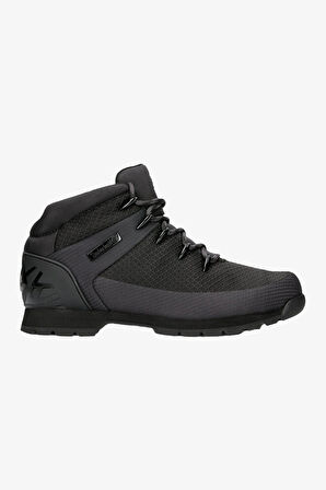 Timberland Euro Sprint Mid Lace Up Erkek Siyah Bot TB1A1QHR0151