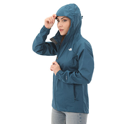 F00A8BA1NO1-R The North Face W Quest Jacket - Eu Kadın Yağmurluk-R&amp;uuml;zgarlık Mavi