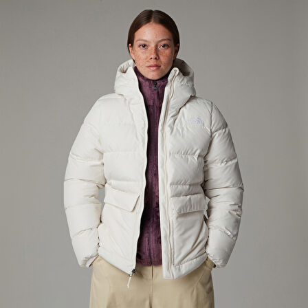 The North Face Gotham Kadın Beyaz Outdoor Mont