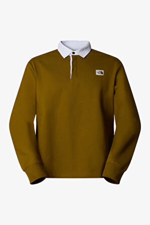 The North Face M Herıtage Rugby Erkek Sarı Sweatshirt NF0A89D21OB1