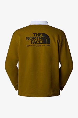 The North Face M Herıtage Rugby Erkek Sarı Sweatshirt NF0A89D21OB1