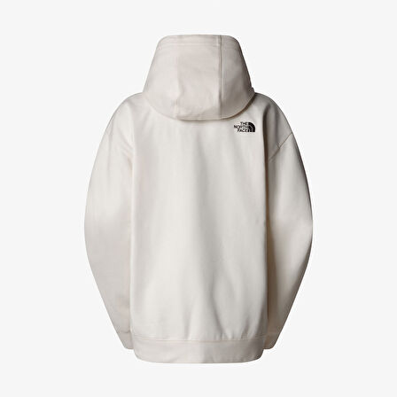 The North Face Essentials Oversize Kadın Beyaz Günlük Sweatshirt
