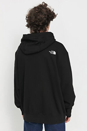 Erkek Essential Kapüşonlu Üst - Siyah | XS