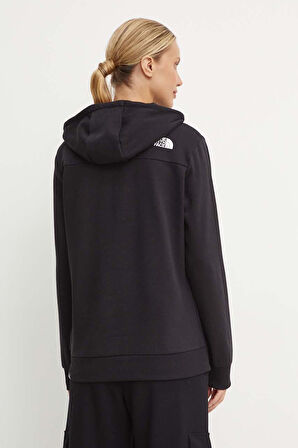 Kadın Simple Dome Kapüşonlu Sweatshirt - Siyah | S