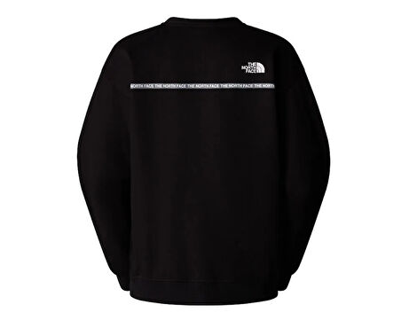 M Zumu Oversize Crew Erkek Günlük Sweatshirts NF0A89FHJK31 Siyah