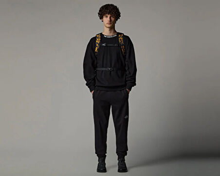 M Zumu Oversize Crew Erkek Günlük Sweatshirts NF0A89FHJK31 Siyah