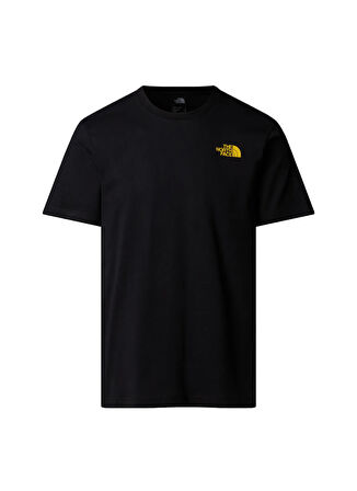 The North Face NF0A89FRAGG1-M SS COLLAGE TEE Sarı Bisiklet Yaka Regular Fit Düz Erkek T-Shirt