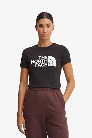The North Face W Ss Easy Kadın Siyah T-Shirt NF0A8A6DJK31