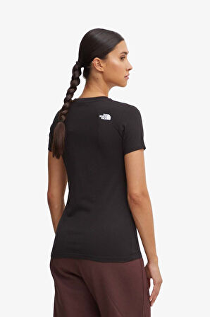 The North Face W Ss Easy Kadın Siyah T-Shirt NF0A8A6DJK31