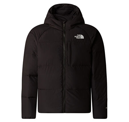 F0A88TXJK31-R The North Face B North Down Hooded Jacket &amp;Ccedil;ocuk Mont Siyah