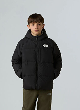 The North Face Siyah Erkek Çocuk Mont NF0A88TXJK31-B NORTH DOWN HOODED JA