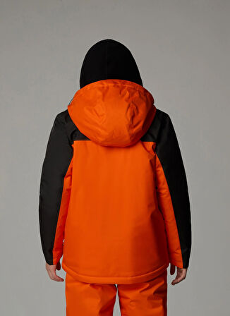 The North Face Turuncu - Siyah Erkek Çocuk Kayak Montu NF0A88TZ1OP1-B FREEDOM INSULATED J