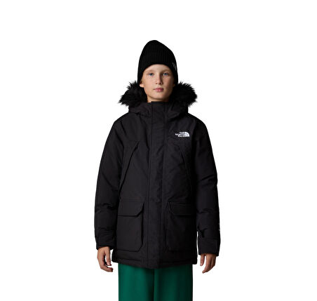 F0A8A2ZJK31-R The North Face B Mcmurdo Parka &amp;Ccedil;ocuk Mont Siyah