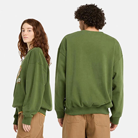 New Box Fit Badge Crew Neck
