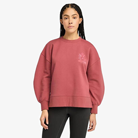 TİMBERLAND BRUSHED CHEST GRAPHIC CREW SWEATSHIRT TB0A5ZX7EFU1