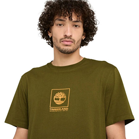 Timberland Ss Stack Camo Tee Erkek T-Shirt