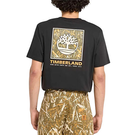 Timberland Ss Stack Camo Tee Erkek T-Shirt