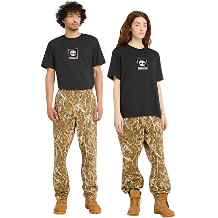 Timberland Ss Stack Camo Tee Erkek T-Shirt