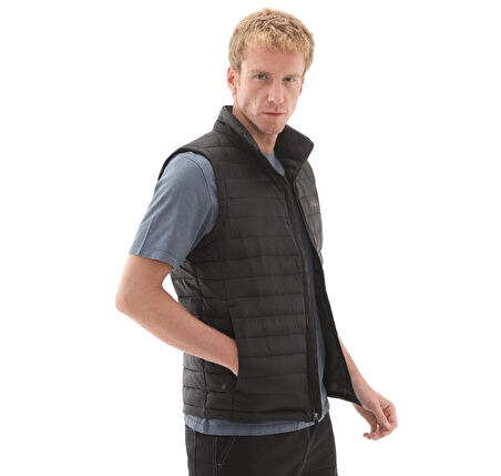 B0A5WPF0011-R Timberland Axıs Peak Durable Water Repellent Vest Erkek Yelek Siyah
