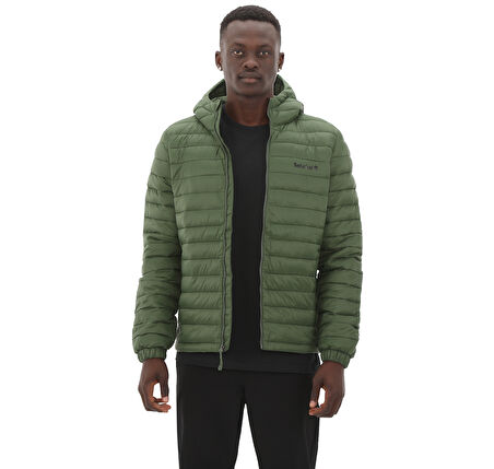 B0A625KEIN1-R Timberland Axıs Peak Durable Water Repellent Hooded Erkek Ceket Yeşil