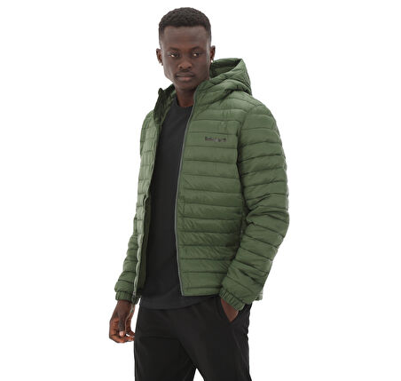 B0A625KEIN1-R Timberland Axıs Peak Durable Water Repellent Hooded Erkek Ceket Yeşil