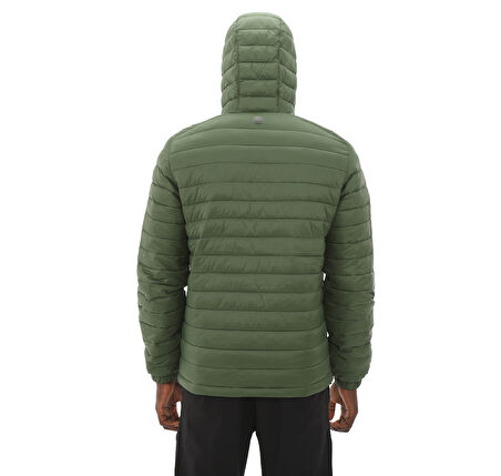 B0A625KEIN1-R Timberland Axıs Peak Durable Water Repellent Hooded Erkek Ceket Yeşil