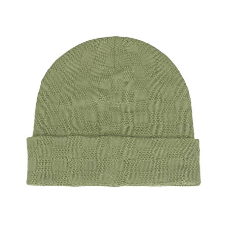 Vans Check Tall Cuff Beanie Unisex Yeşil Bere