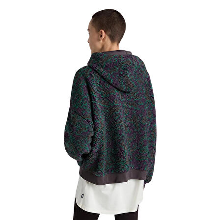 Vans Collett Boucle Loose Hoodie Kadın Antrasit Sweatshirt
