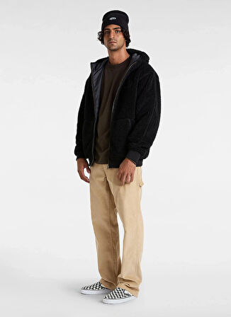 Vans Siyah Erkek Mont VN000JVTBLK1-Whittle Sherpa Jacket