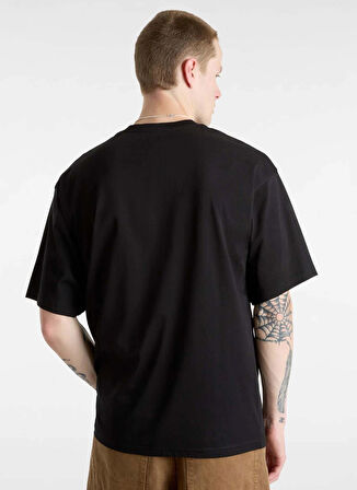Siyah Erkek Bisiklet Yaka Normal Kalıp T-Shirt VN000HFRBLK1-REGGIE SS
