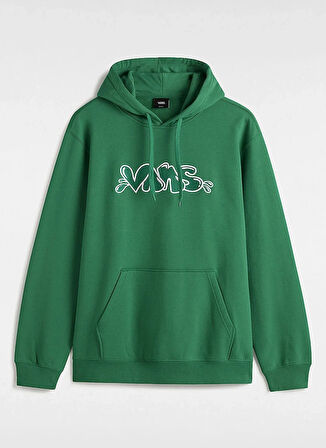 Yeşil Erkek Kapüşon Yaka Normal Kalıp Sweatshirt VN000HPPJ5F1-CAPS LOOSE PO
