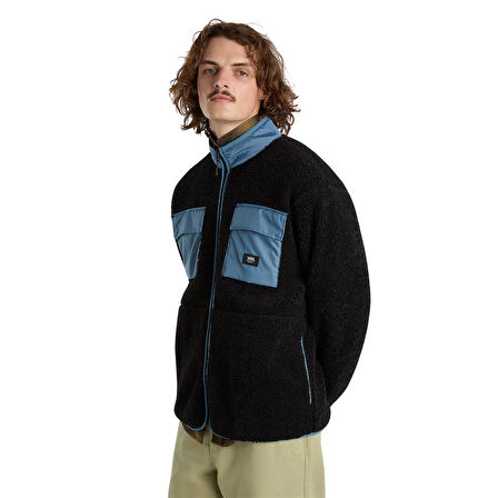 Vans Debrusk Loose Sherpa FZ Erkek Siyah Sweatshirt