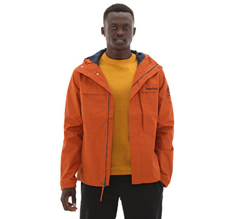 B0A5XRS8881-R Timberland Benton Waterproof Shell Jacket Erkek Ceket Turuncu