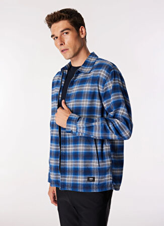 Mavi Erkek Normal Kalıp Kareli Gömlek VN000HNNY8S1-MONTWOOD ZIP FLANNEL