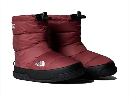 The North Face W Nuptse Apres Bootie Kadın Outdoor Botu (550 Dolgu Kaz Tüyü) NF0A5LWC8IM1 Kırmızı