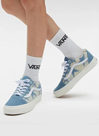 Vans Erkek Mavi - Beyaz Lifestyle Ayakkabı VN000CT8CG41-Old Skool