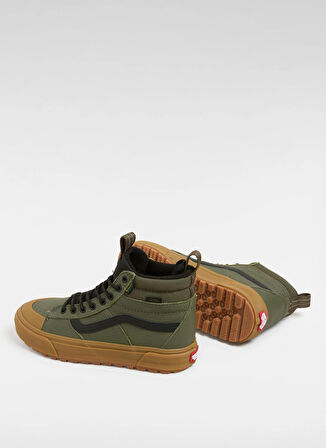 Yeşil Erkek Süet Kanvas Lifestyle Ayakkabı VN000CVT3PY1-MTE Sk8-Hi Waterproof