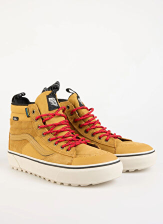 Kahve Erkek Süet Kanvas Lifestyle Ayakkabı VN000CVTTAN1-MTE Sk8-Hi Waterproof